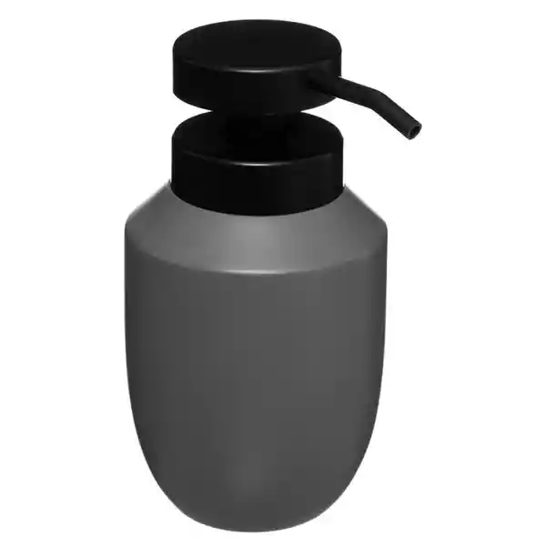 Dispensador Para Jabón Trio. Material: Poliresina. Color: Gris. Marca: 5Five. Medidas Aproximadas: Alto 15  cm y Diámetro de 8  cm. Sku 211173
