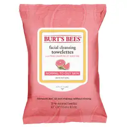 Burts Bees Toallas de Limpieza Facial Pomelo Rosa