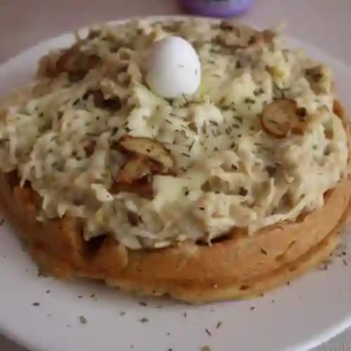 Waffle de Pollo