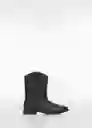 Botas Daila Negro Talla 34 Niña Mango