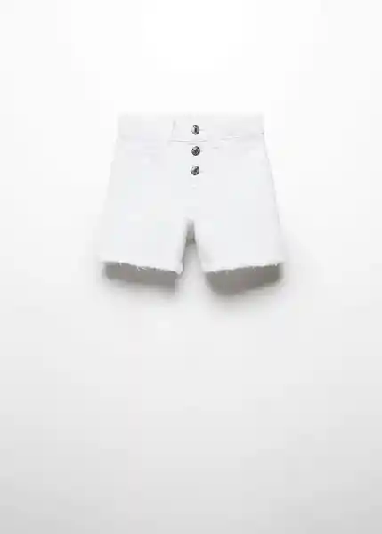 Short Patri Blanco Talla 13 Niñas Mango