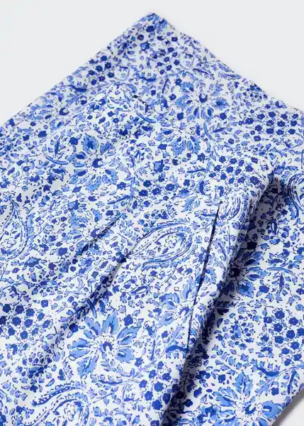Pantalón Life Azul Talla XS Mujer Mango