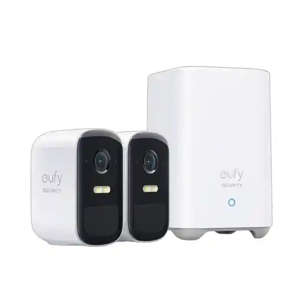 Eufy Cámara Inteligente de Seguridad S210 2 Cam Kit + Homebase