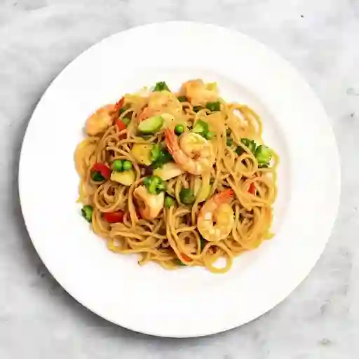 CHAU MEIN CON CAMARONES