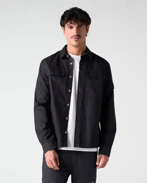 Camisa Hombre Negro Talla L 812G506_NEG190303