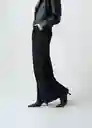 Pantalón Mujer Negro Puro Ultraoscuro Talla 8 433G304 Naf Naf
