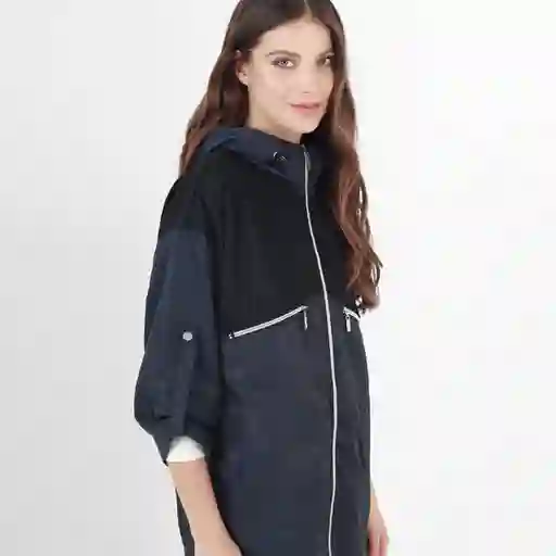 Chaqueta Cuello Alto Manga Larga Negro Talla S 725439