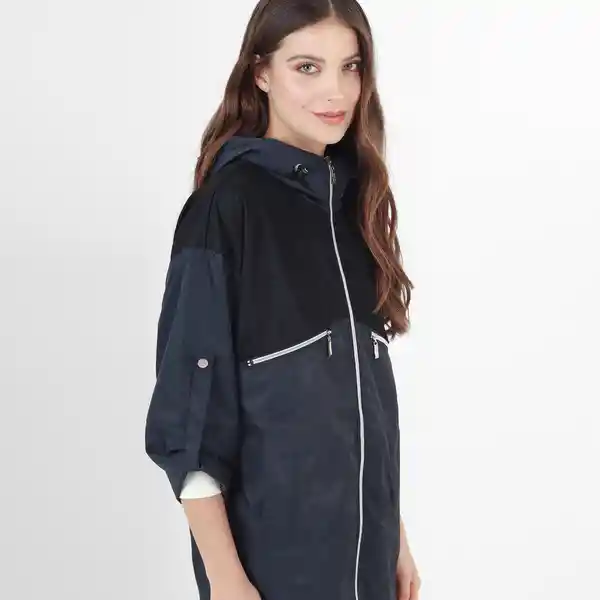 Chaqueta Cuello Alto Manga Larga Negro Talla S 725439