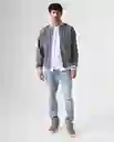 Chaqueta Hombre Gris Talla S 822G004_GRI184016 Americanino