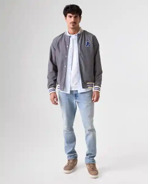 Chaqueta Hombre Gris Talla S 822G004_GRI184016 Americanino