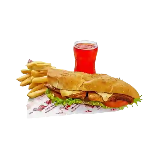Sándwich Filete Pechuga en Combo