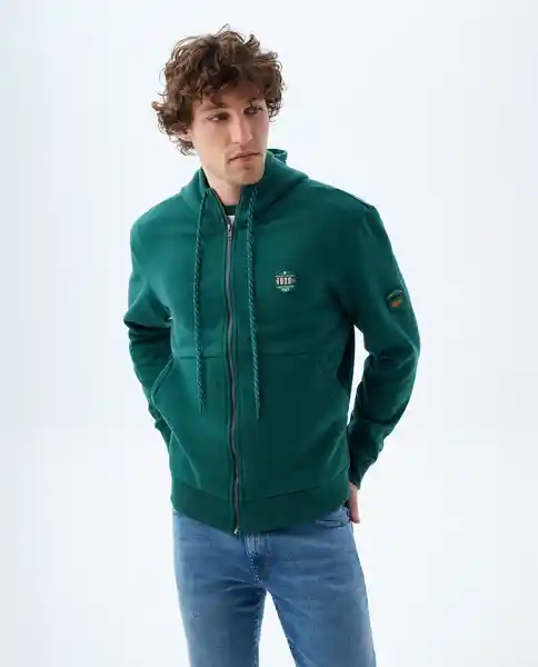 Buzo Hombre Verde Talla S 889f001 Americanino