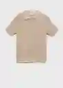 Camisa Canario Arena Talla M Hombre Mango