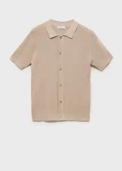 Camisa Canario Arena Talla M Hombre Mango