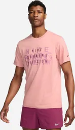 Nike Camiseta Df Tee Run Division Para Hombre Rojo Talla M