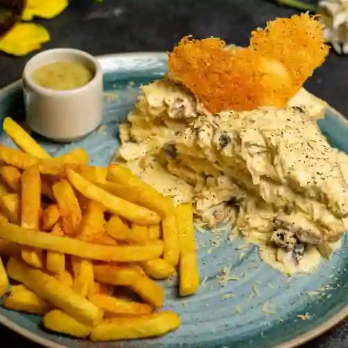 Sandwich de Pollo y Champiñones