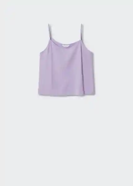 Top Lidas Malva Talla M Mujer Mango