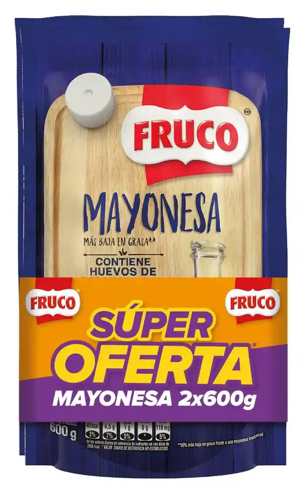 Of Mayonesa X 2 Und $ Especial Fruco 1200 Gr