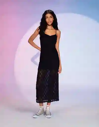 Vestido Mujer Negro Talla Small 8968001 American Eagle