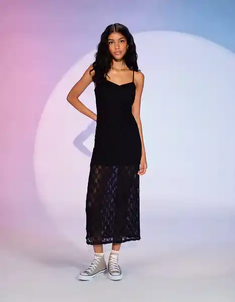Vestido Mujer Negro Talla Small 8968001 American Eagle