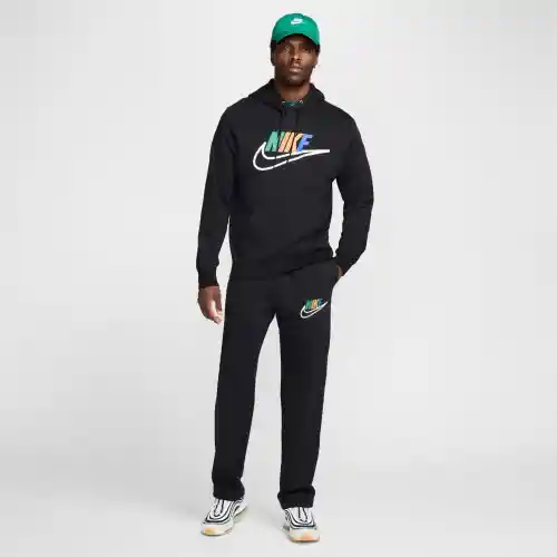 Nike Pantalón Club bb oh Lifestyle Para Hombre Negro Talla XL