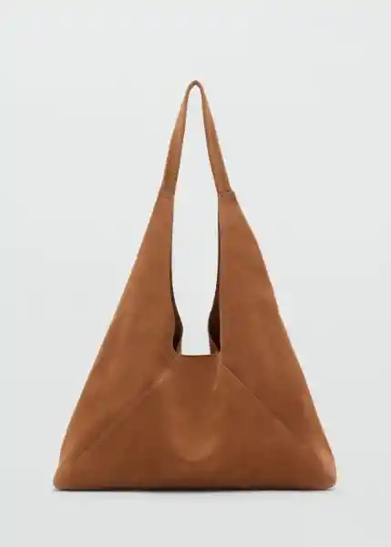 Bolso M Law Cuero Talla 99 Mujer Mango