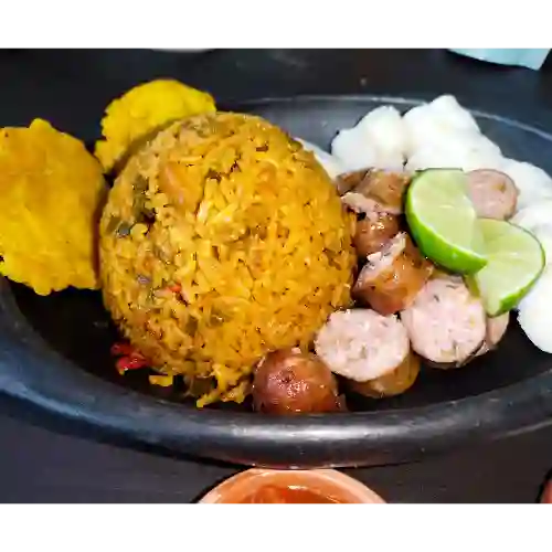 Arroz de Cerdo con Chorizo Artesanal