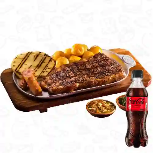 Combo Punta de Anca + Coca Cola Sin Azúcar 400 ml