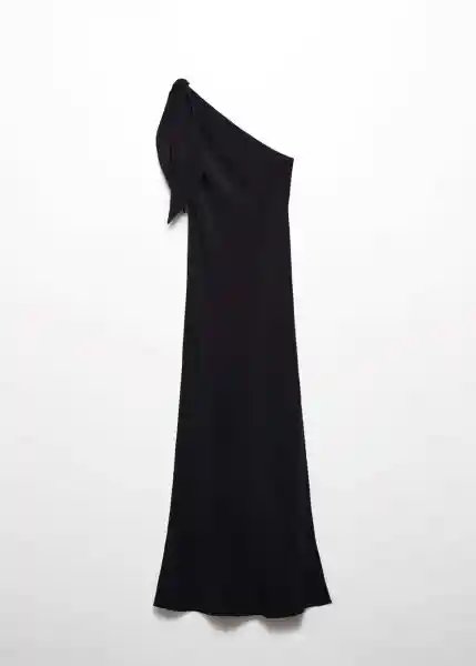 Vestido Lazaro Negro Talla S Mujer Mango