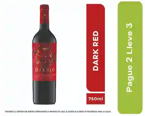 Pague 2 Lleva 3 de Vino Dark Red Blend Casillero Del Diablo