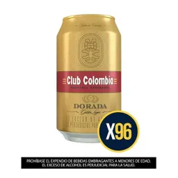 Combo Cerveza Club Colombia Dorada Lata 330 mL