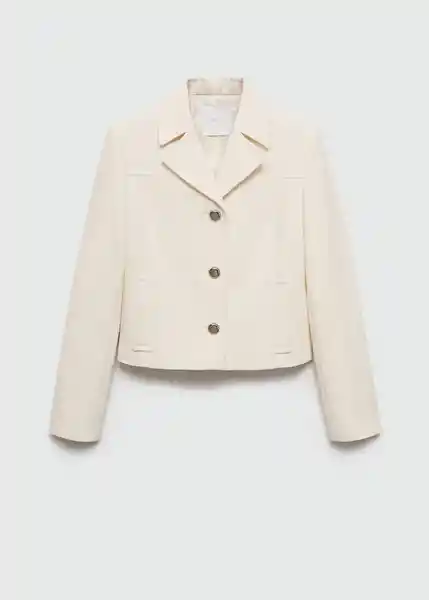 Chaqueta Jane Crudo Talla S Mujer Mango