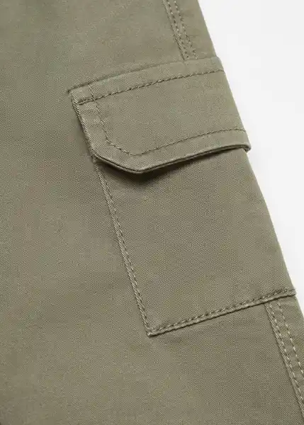 Pantalón Cargob Khaki Talla 67 Niños Mango