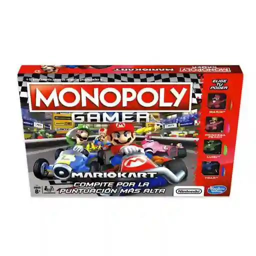 Hasbro Gaming Juego de Mesa Monopoly Mario Kart