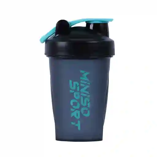 Botella Agitadora Con Asas Negro Miniso Sports