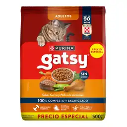 Alimento Para Gatos Pollo y Carne Purina Gatsy