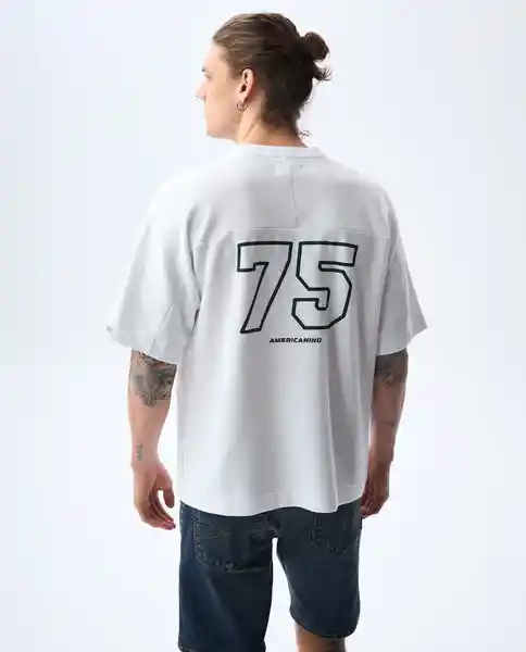 Camiseta Hombre Blanco Talla XL 841G020_BLA110601 Americanino