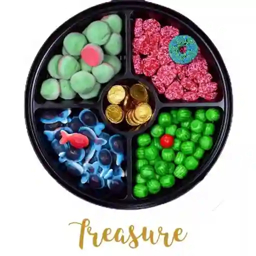 Treasure Round Candy Tray
