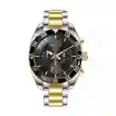 Invicta Reloj Acero Hombre Plata Dorado y Negro 30058