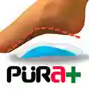 Pura + Plantilla Pie Plano Talla Unica Naranja