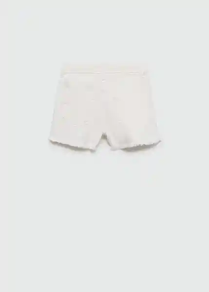 Short Clara Blanco Talla 10 Niñas Mango