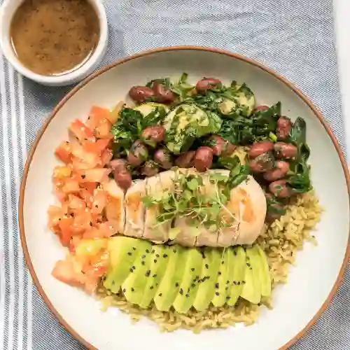 Bowl de Pollo y Frijoles (180 gr Pollo)