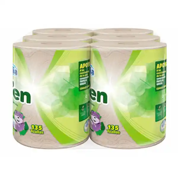 Familia Green Pack de Toallas de Cocina