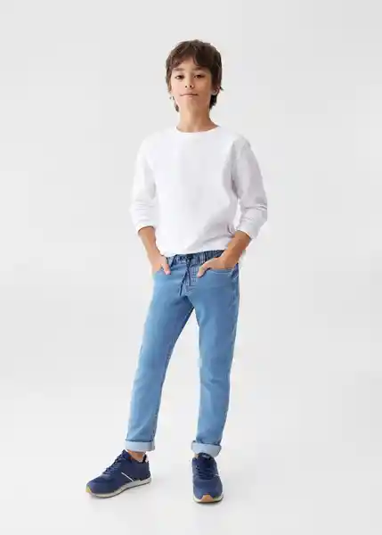 Jean Comfy Tejano Medio Talla 10 Niños Mango