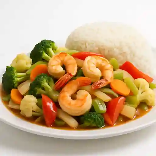Chowsuey con Camarones Grande