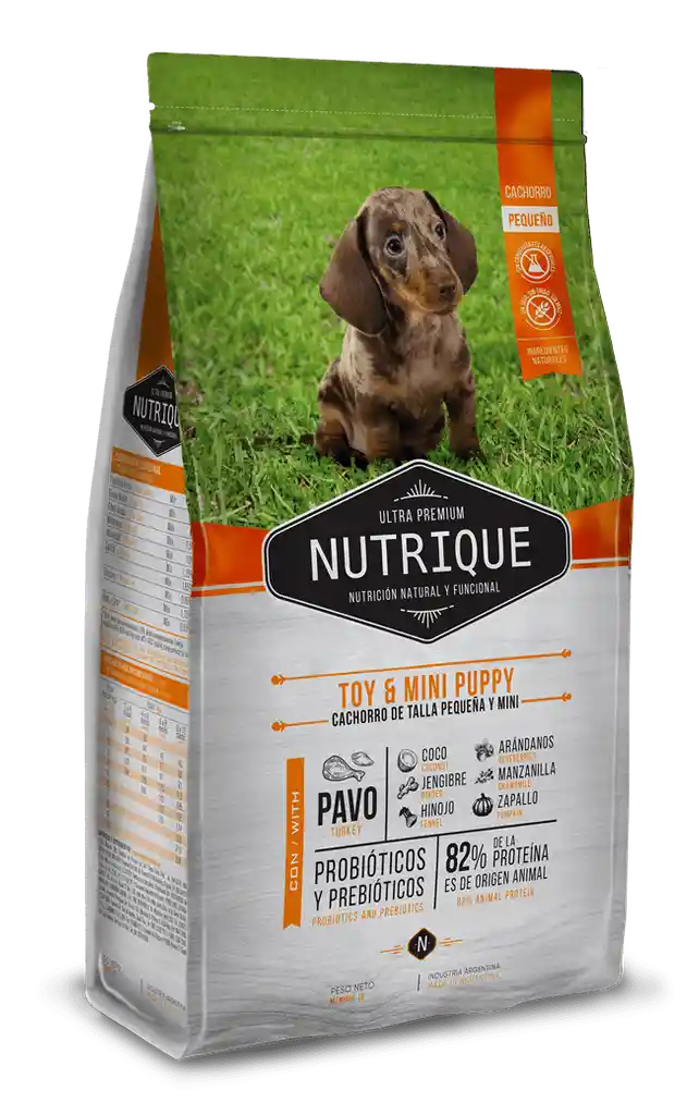 Nutrique Alimento Para Perro Cachorro Mini y Pequeña