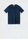 Camiseta Chelsea Índigo Talla XXL Hombre Mango