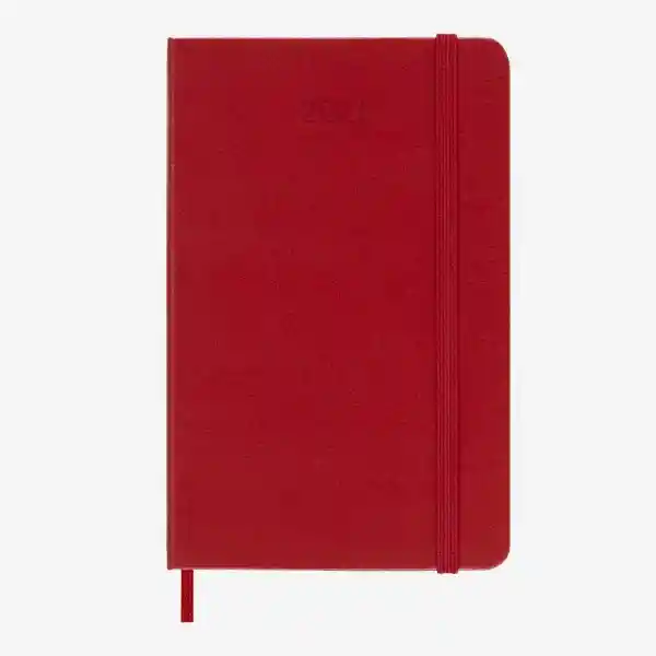 Moleskine Agenda Semanal Rojo Pequeña Hc 2026