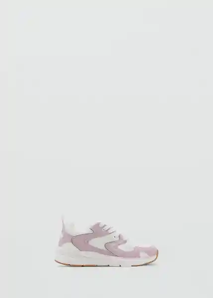 Tenis Deportiva Daisy Rosa Pastel Talla 33 Niñas Mango