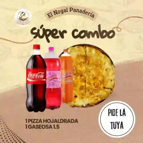 Combo Pizza Hojaldra + Gaseosa 1.5L